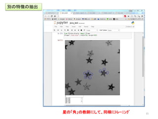 別の特徴の抽出
星の「角」の教師にして、同様にﾄﾚｰﾆﾝｸﾞ 15
 