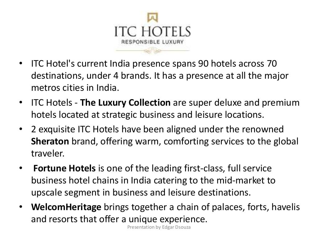 Chain hotels of the world