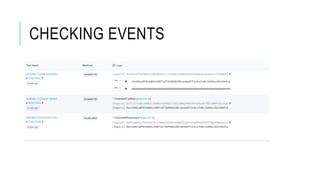 CHECKING EVENTS
 