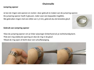 De diameter van de binnenkant van een ring ( ID “inner diameter”) 