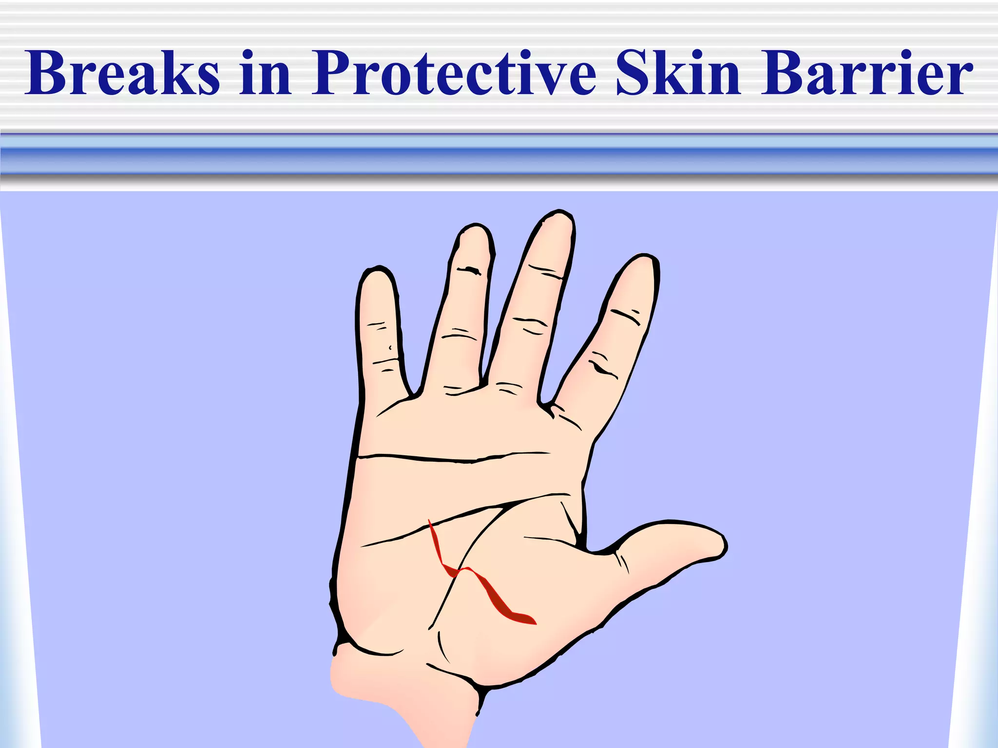 Breaks in Protective Skin Barrier