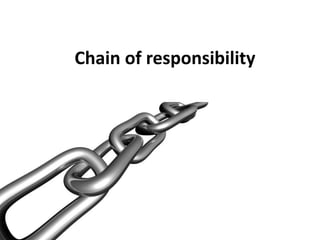 Chain of responsibility
 