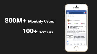 800M+ Monthly Users
100+ screens
 