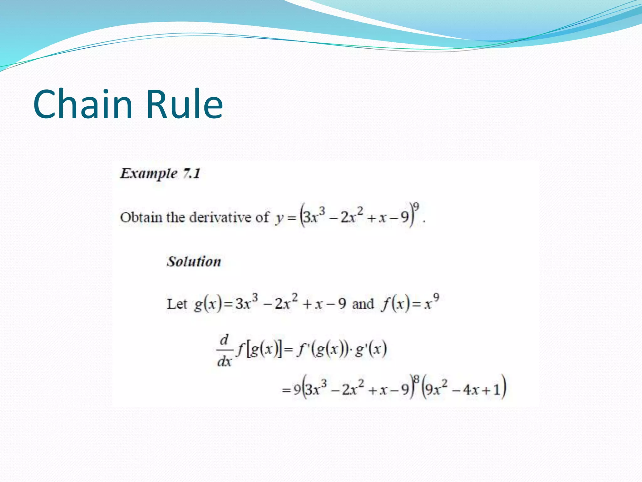 Chain Rule