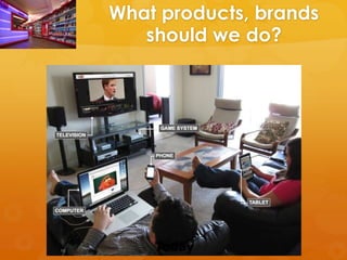 What products, brands
   should we do?
 