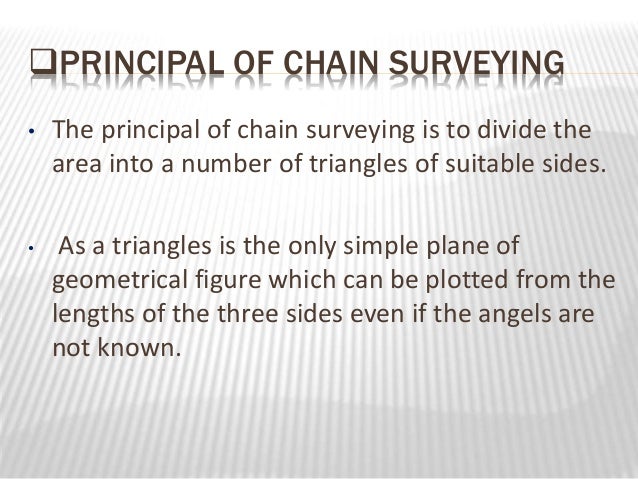 Chain Surveying 1 - 