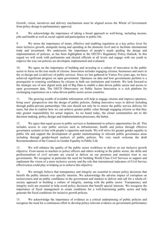 Growth, vision, incentives and delivery mechanisms must be aligned across the Whole of Government
from policy design to pa...