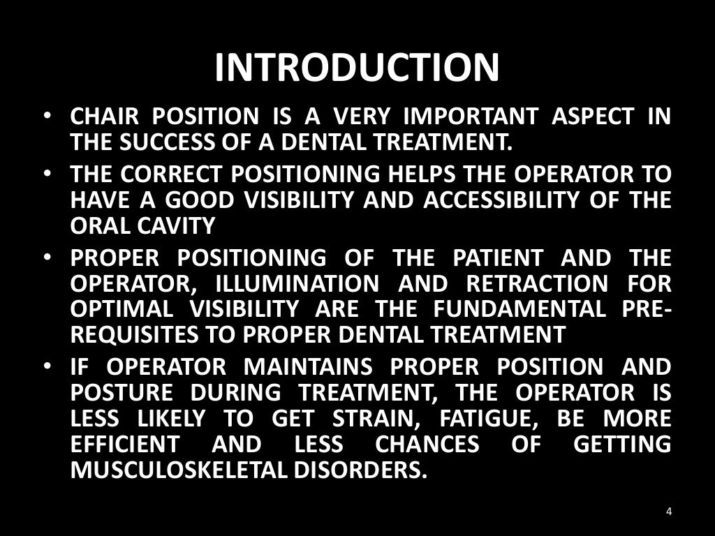 dental Chair position