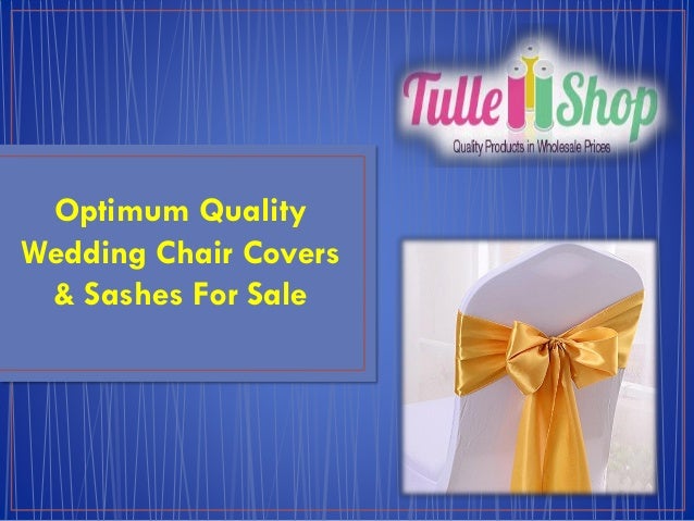 Shop Chair Sashes And Covers For Wedding Decoration