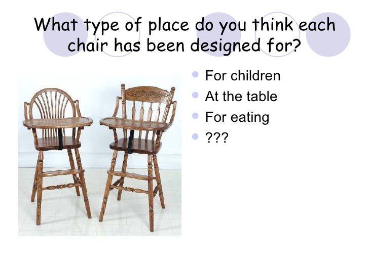 Chairs Design Presentation
