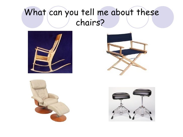 Chairs Design Presentation
