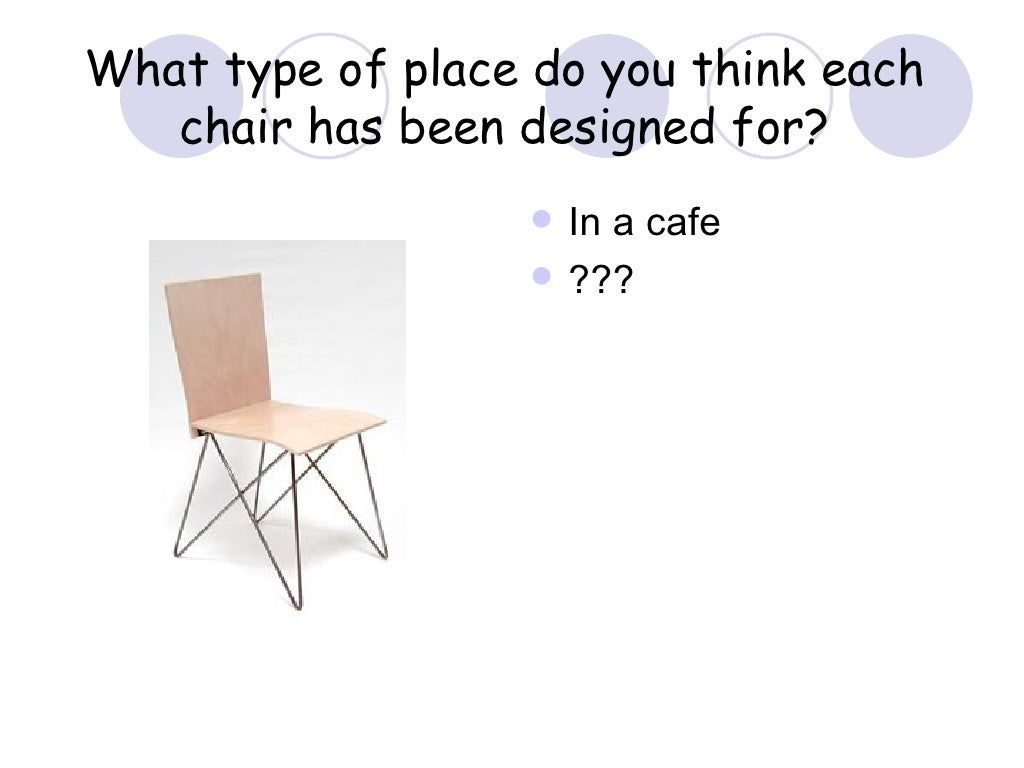 Chairs Design Presentation