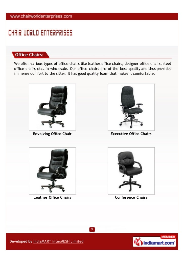 chair world enterprises mumbai office chairs