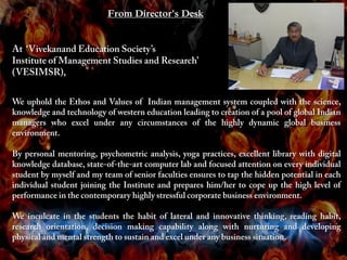 From Director's Desk
 