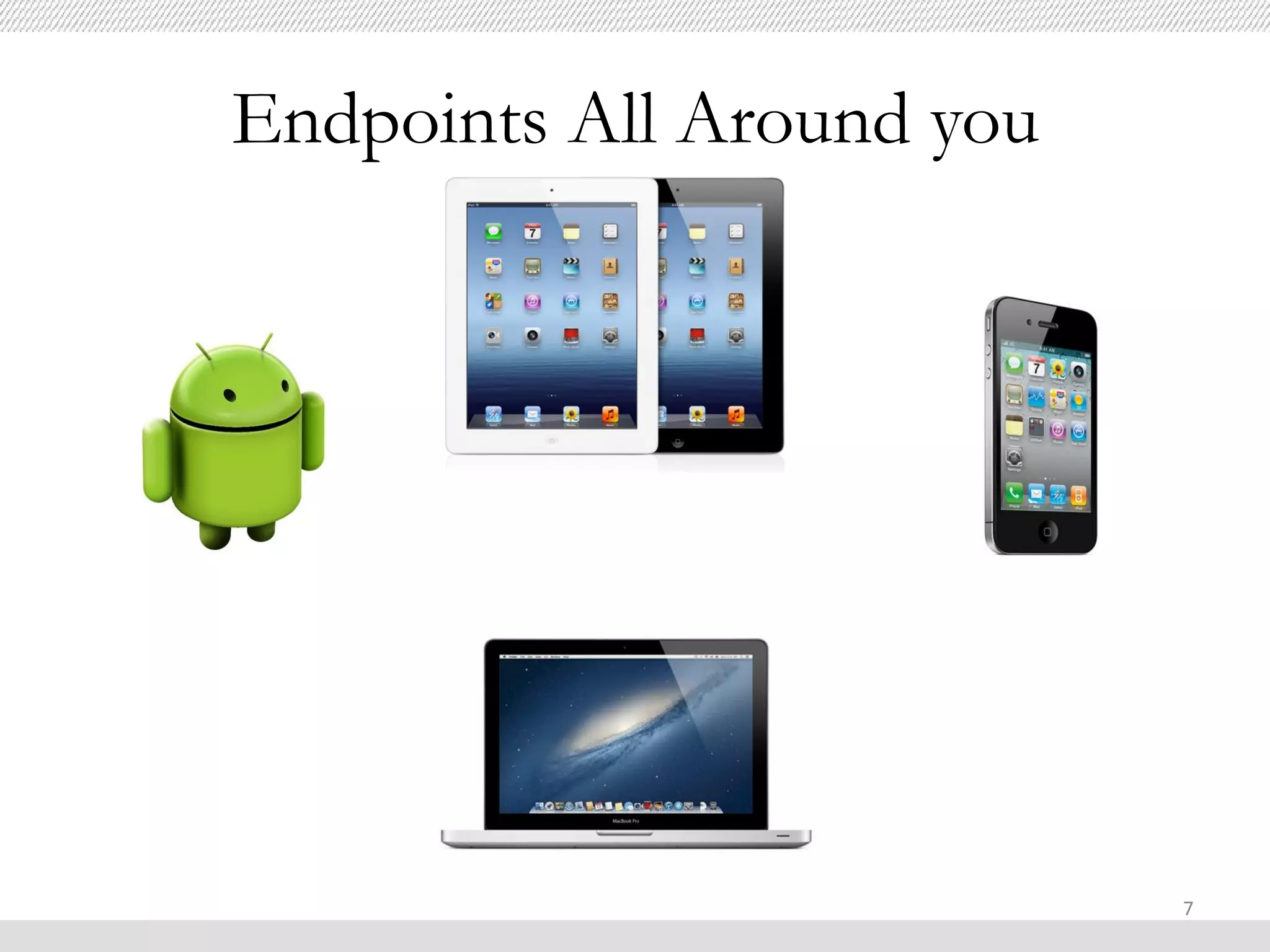 Endpoints All Around you




                           7
 