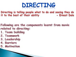 Management concepts learnt from Chak de India. | PPTX