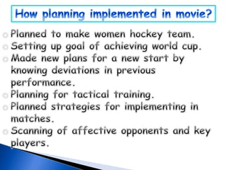 Management concepts learnt from Chak de India. | PPTX