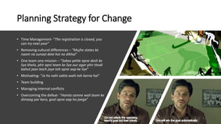 Chak De India | Organizational Development & Change Management | PPTX