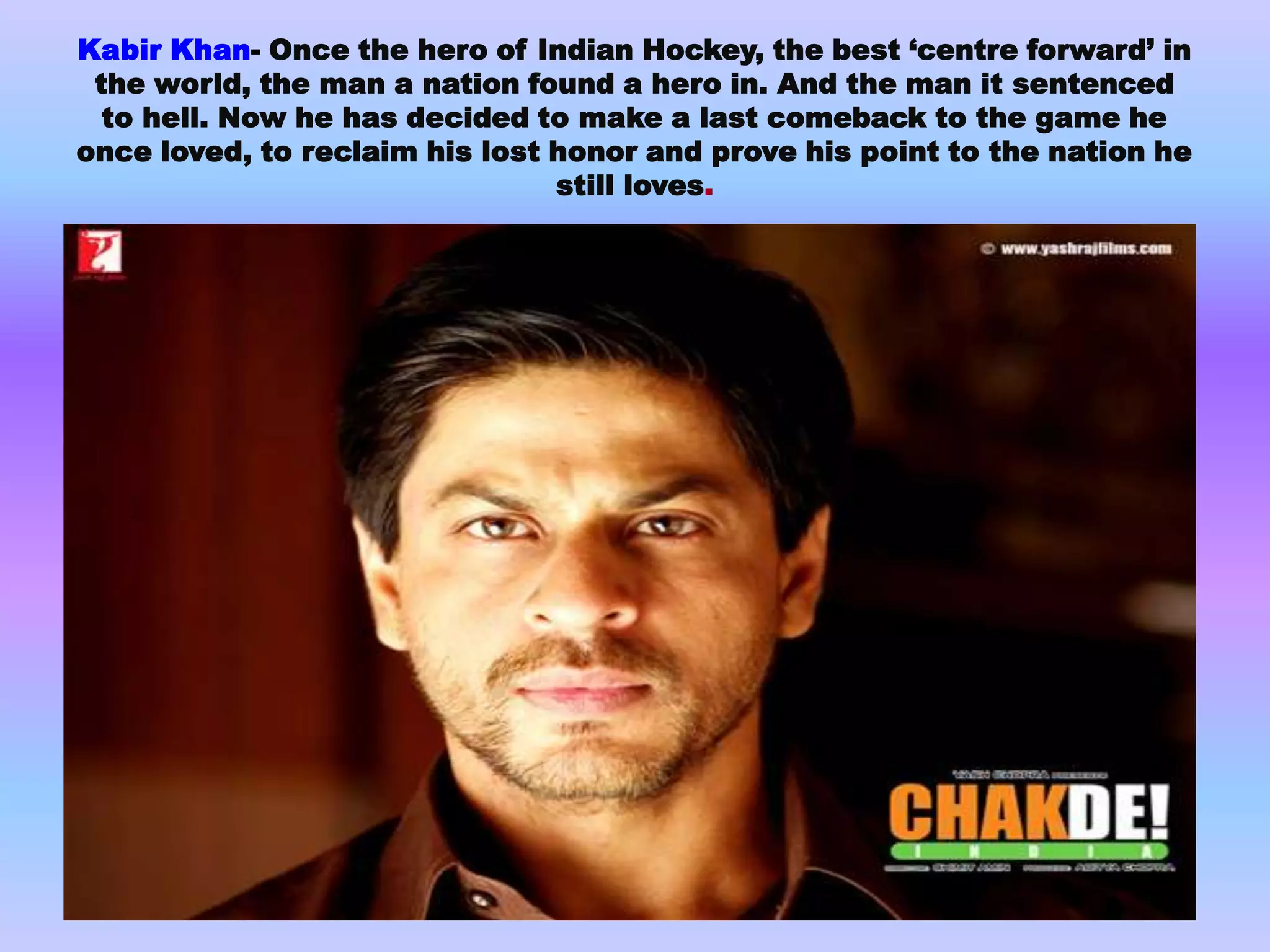 Learnings from Chak De India | PPTX