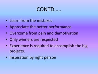 Learnings from Chak De India | PPTX
