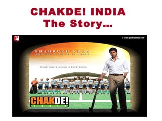 CHAKDE! INDIA 
The Story… 
 