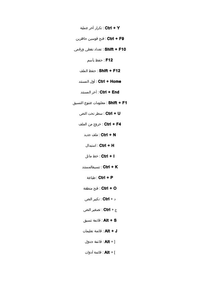 طريقة شكل حروف اللغة العربية أثناء الكتابة باستعمال لوحة المفاتيح وأم