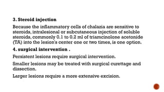 A quick Overview of chalazion in Ocular conditions.pptx