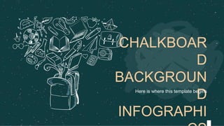 CHALKBOAR
D
BACKGROUN
D
INFOGRAPHI
Here is where this template begins
 
