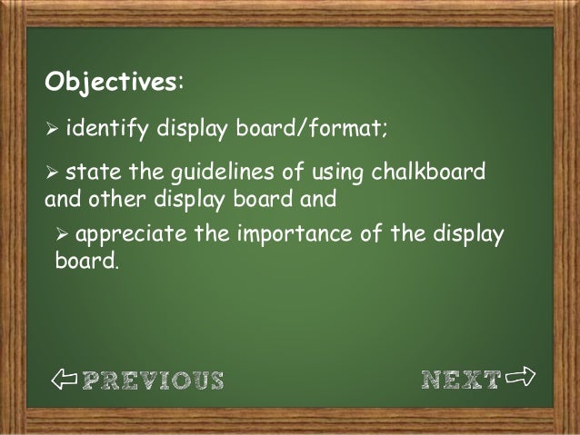 Chalkboard and other display board
