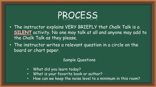 Chalk Talk | PPTX