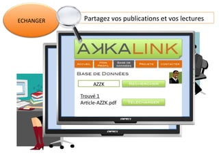 Partagez vos publications et vos lectures ECHANGER 