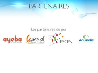 PARTENAIRES


Les partenaires du jeu
 