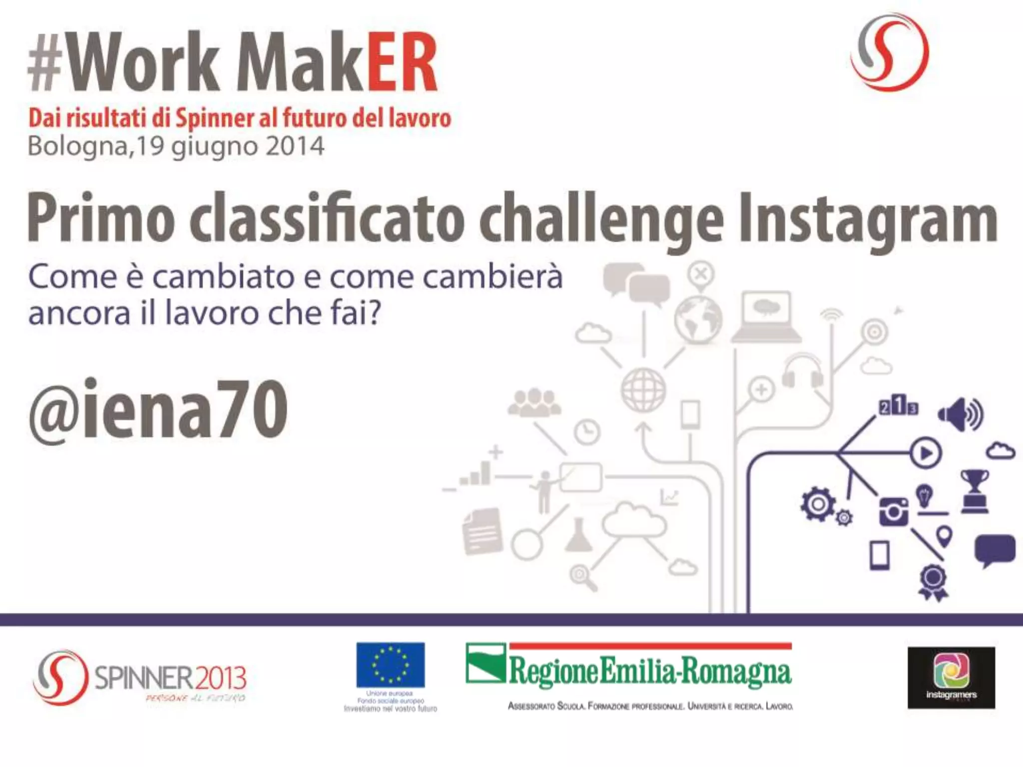 Challenge instagram Work Maker finalisti