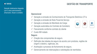 GESTÃO DE FROTA E ATIVOS
 