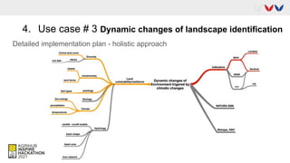 4. Use case # 3 Dynamic changes of landscape identification
Detailed implementation plan - holistic approach
 