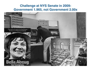 Challenge at NYS Senate in 2009:
Government 1.965, not Government 2.00x




                                         1
 