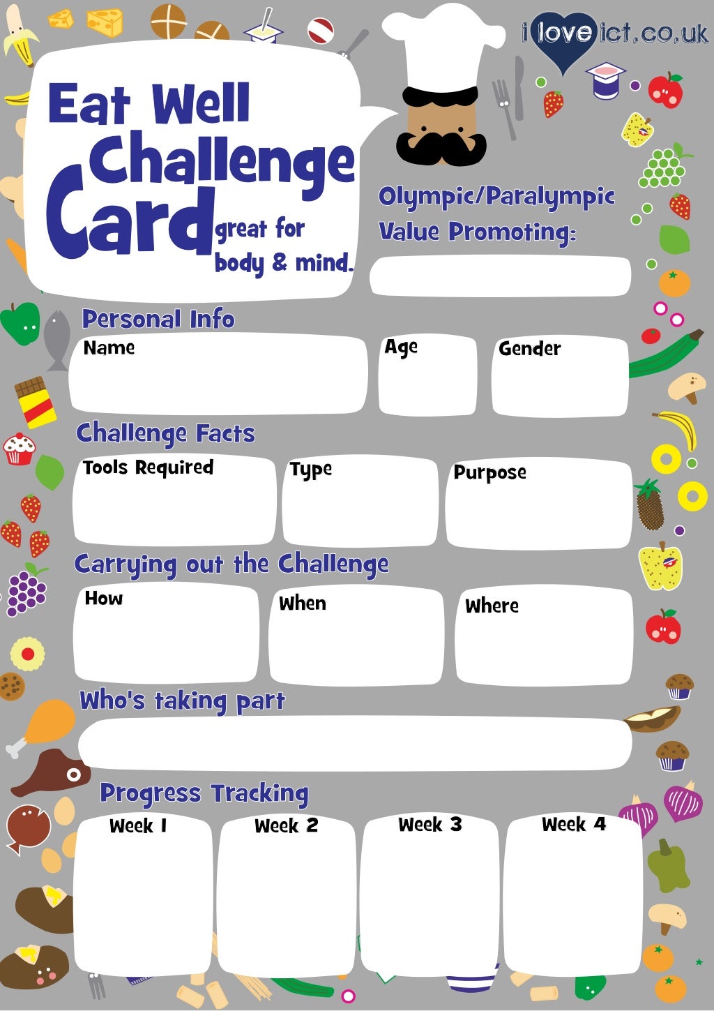 Challenge Card Challenge Card
