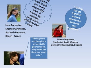 creativity and joy taken together;