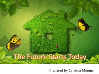 The Future Starts Today Prepared by Cristina Meniuc 