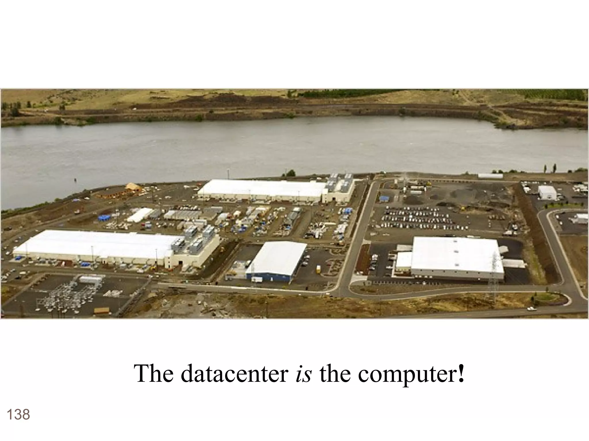 Source: NY Times (6/14/2006)
The datacenter is the computer!
138
 