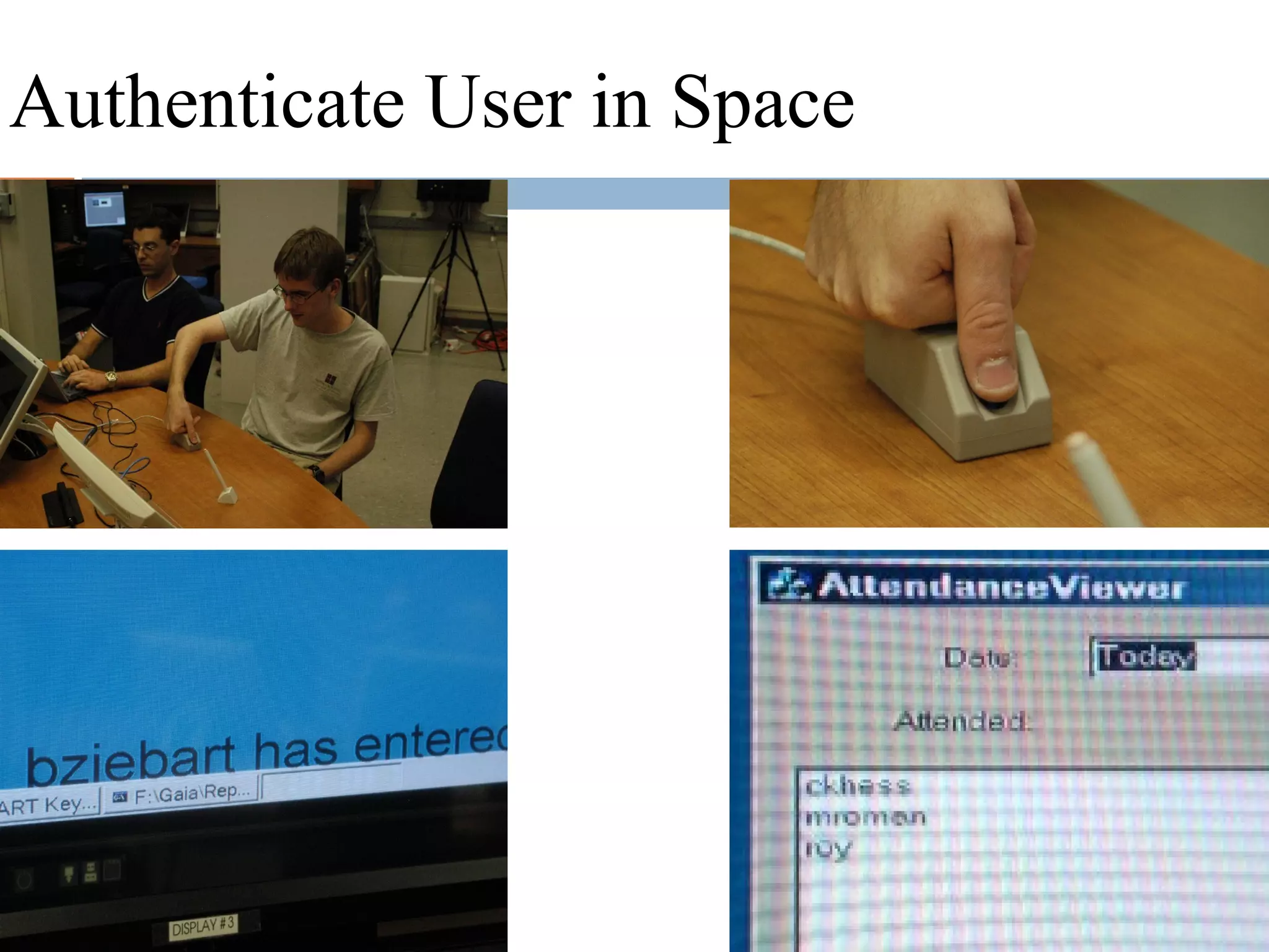 Authenticate User in Space
 