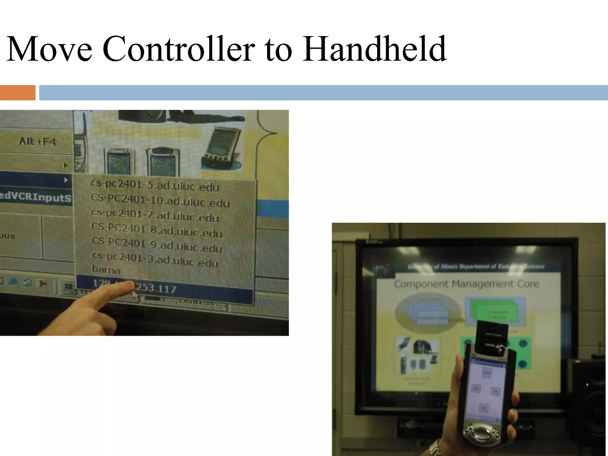 Move Controller to Handheld
 