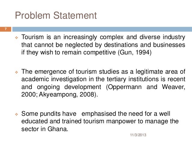 travel problem statement