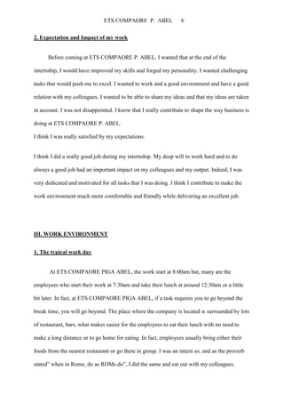 Challenge of working at ETS COMPAORE P. ABEL | PDF