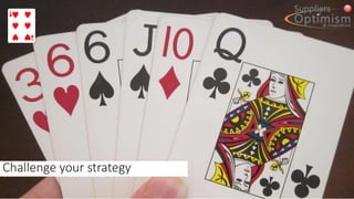 Challenge your strategy
 