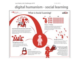 Luís Pedro | UA | Challenges 2015 15 05 2015
digital humanism - social learning
 