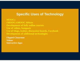 THE CHALLENGES AND OPPORTUNITIES OF NEW LITERACY SPACES: HOW MOOCS AND FLIPPED CLASSROOMS