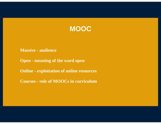THE CHALLENGES AND OPPORTUNITIES OF NEW LITERACY SPACES: HOW MOOCS AND FLIPPED CLASSROOMS