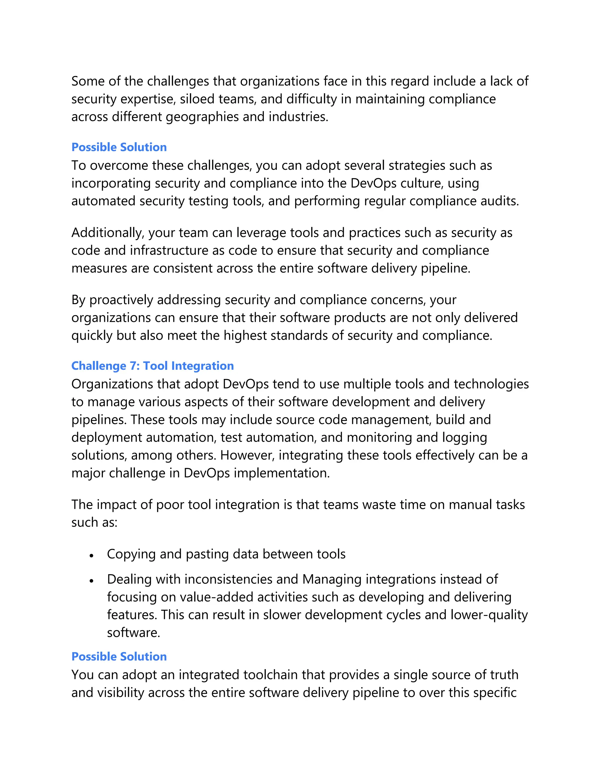 Top Challenges Faced During DevOps Implementation and How to Overcome ...