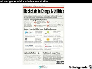 oil and gas one blockchain case studies
@dinisguarda
 